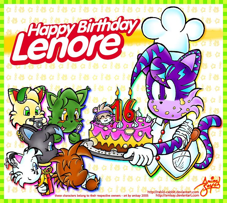 Happy Birthday Lenore